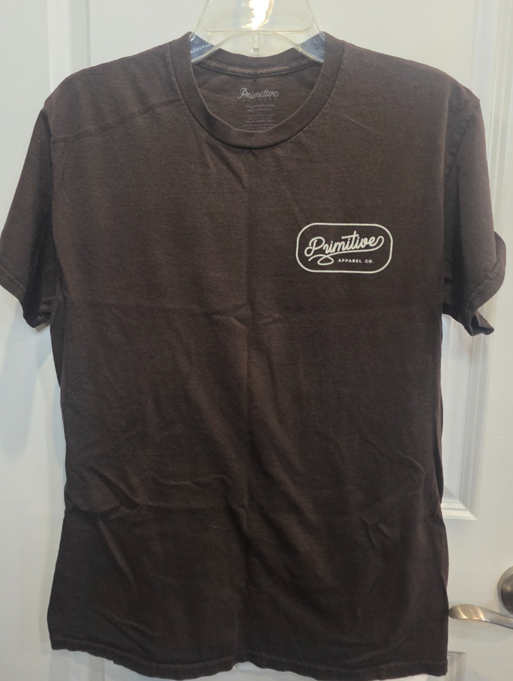 Primitive Apparel Co Logo Graphic T-Shirt Men's Medium Brown Skate Streetwear